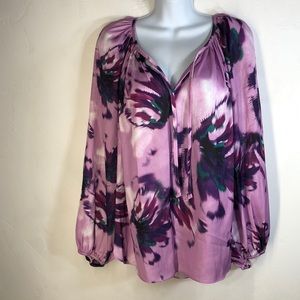 Jennifer Lopez purple blouse size large